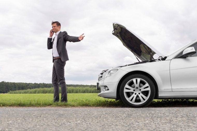 calling a towing service